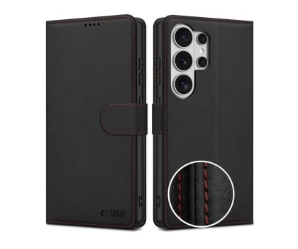 Etui / obudowa na smartfona Tech-Protect Wallet Galaxy S26 Ultra Black/Red